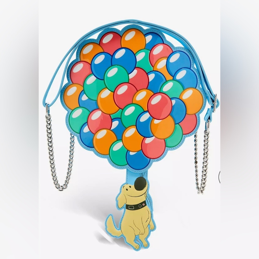 Loungefly Disney Pixar Up Dug Balloons Crossbody Bag — BoxLunch Exclusive NWT​